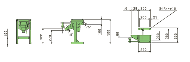 ホッパ HPT-25の図面