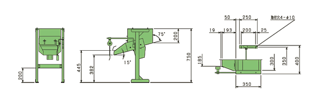 ホッパ HPT-40の図面