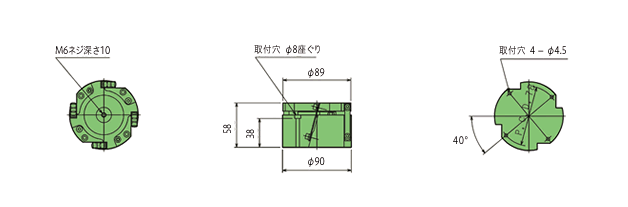 パーツフィーダ本体 PVH-01（全波）の図面